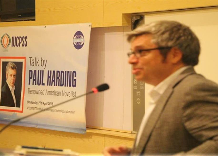 TALK BY PAUL HARDING FAMOUS AMERICAN NOVELIST